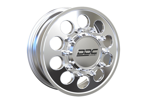 Super Duty Dually Wheel Kit 05-22 The Hole Polished 22x8.50 8X200 12.50 Tire