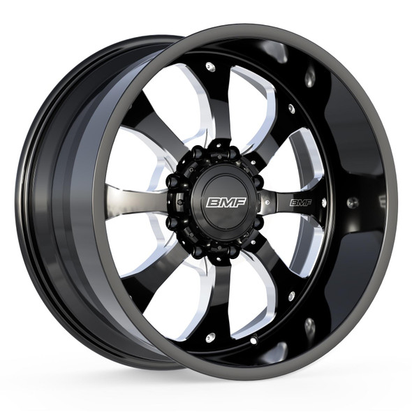 Payback Series Truck Wheels 20X10 8X170 -25MM Black Milled BMF Wheels