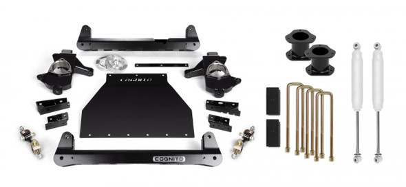 Cognito 4-Inch Standard Lift Kit For 14-18 Silverado/Sierra 1500 2Wd/4Wd With Oe Stamped Steel/Aluminum Arms