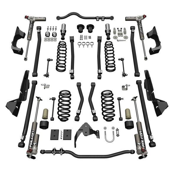 Jeep Jk 2 Door Alpine Ct4 Suspension System 4 Inch Lift W/ Falcon 3.3 Shocks 07-18 Wrangler Jk Teraflex