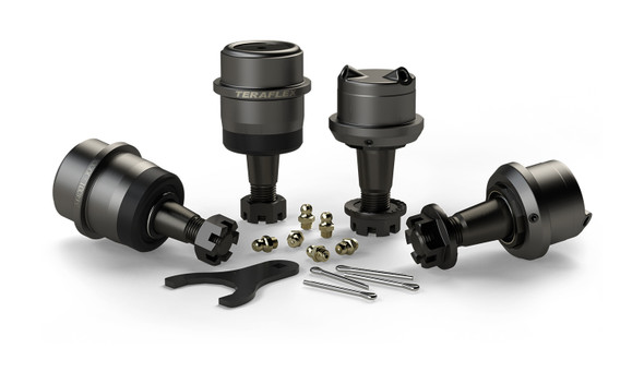 Jeep TJ/LJ Dana 30 / Dana 44 Upper and Lower HD Ball Joints w/out Knurl Set of 4 97-06 Wrangler TJ/LJ TeraFlex