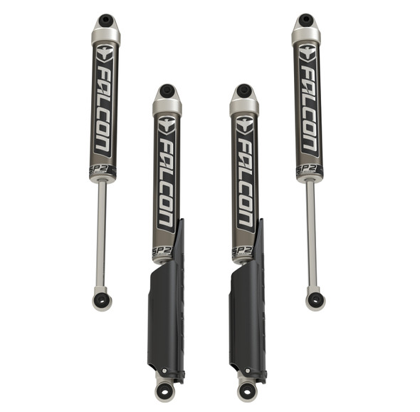 Jeep Gladiator Monotube Shocks Falcon SP2 2.1 2-3.5 Inch Lift All 4 For 20-Pres Gladiator TeraFlex