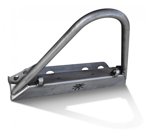 TJ BFH Front Bumper With Shackle Tabs And Trail Stinger In Bare Steel 14-16-020-DS Poison Spyder