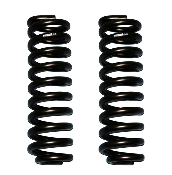 Softride Coil Spring Set Of 2 Front w/4 Inch Lift Black 80-96 Ford Bronco 80-96 Ford F-150 Skyjacker