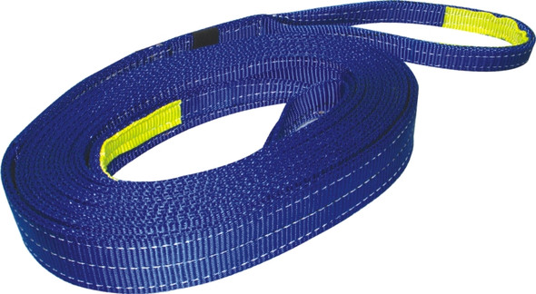 Recovery Strap 2 Inch x 30 Foot 20 000 LB BS Polyester Blue Bulldog Winch