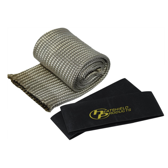 HP Hose Heat Sleeve Tan 1-3/4 Inch ID Expandable To 2-1/2 Inch X 3 Foot Roll Heatshield Products