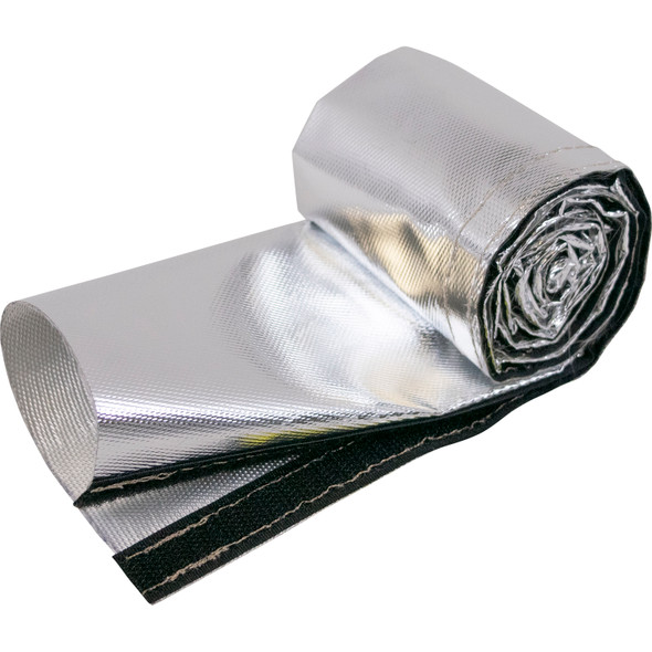Thermaflect Heat Shield Sleeve 2 Inch ID X 3 Foot Hook & Loop Seam Heatshield Products