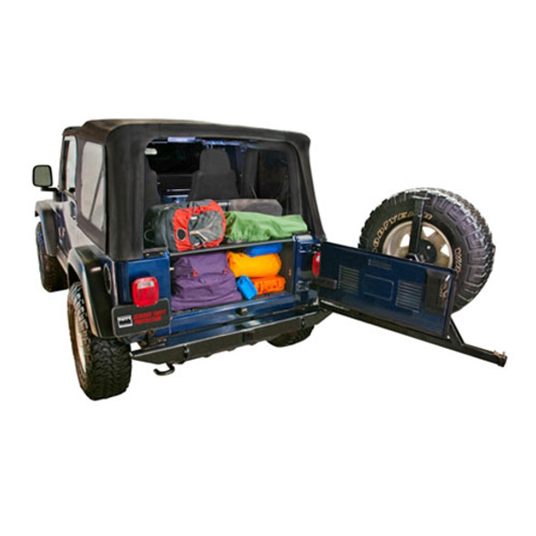 Standard Cargo Enclosure - 97-06 Wrangler TJ Black Tuffy Security Products