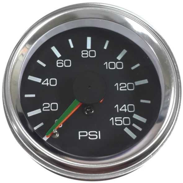 0-150Psi Air Pressure Gauge 2 Inch Dual Needle Mechanical Lighted Bulldog Winch