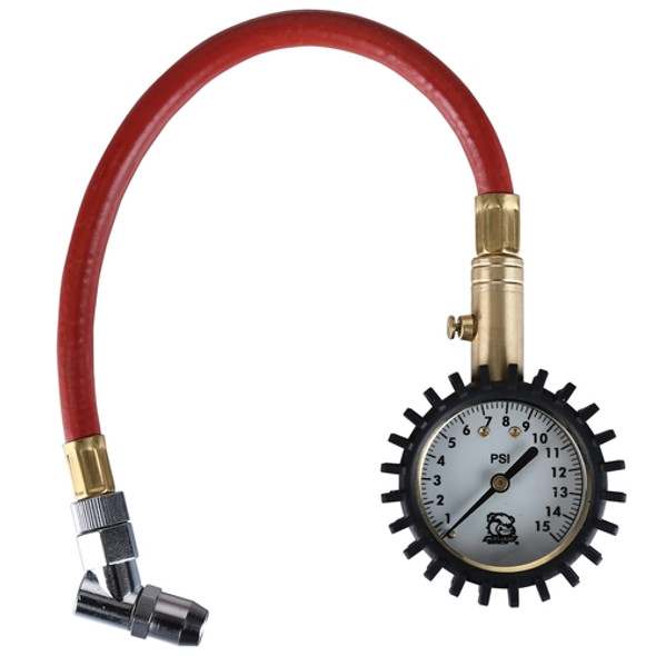 Low Air Pressure Gauge 0-15PSI Glow in the Dark Analog Bulldog Winch