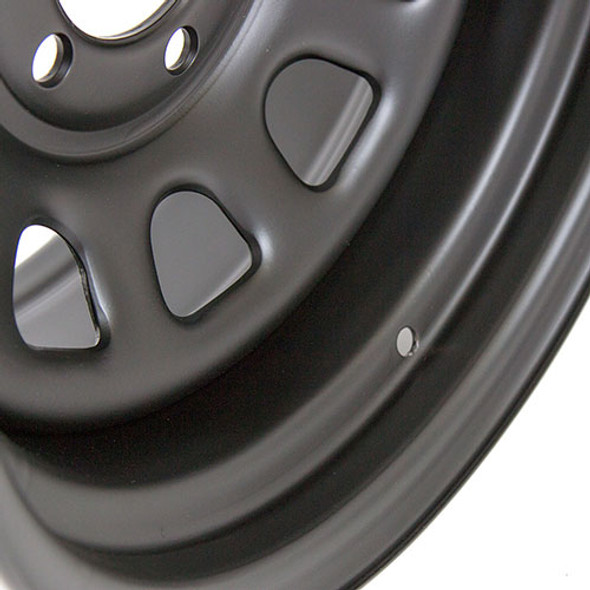 Pro Comp Steel Wheels 51-5183F Series 51 Flat Black 15x10 6x5.5 3.75BS Offset -44mm Cap P/N 1425017