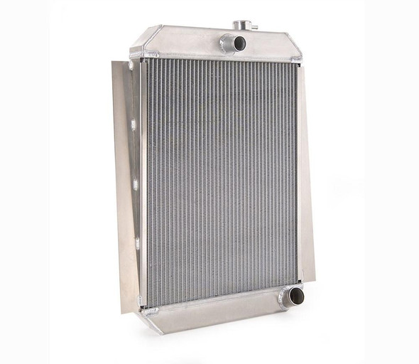 Downflow Radiator Factory-Fit Natural Finish for 47-54 Chevrolet 1/2, 3/4, 1 Ton Pickups w/Std Trans Be Cool Radiator
