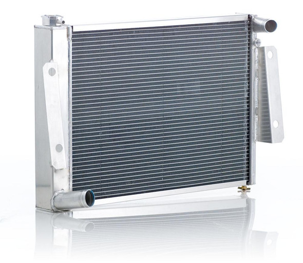 Radiator Factory-Fit Natural Finish for 74-88 Jeep J-Series w/Std Trans Driver Water Pump Outlet Be Cool Radiator
