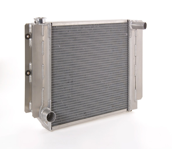 Radiator Factory-Fit Polished Finish for 87-04 Jeep Wrangler w/Std Trans Driver Water Pump Outlet Be Cool Radiator