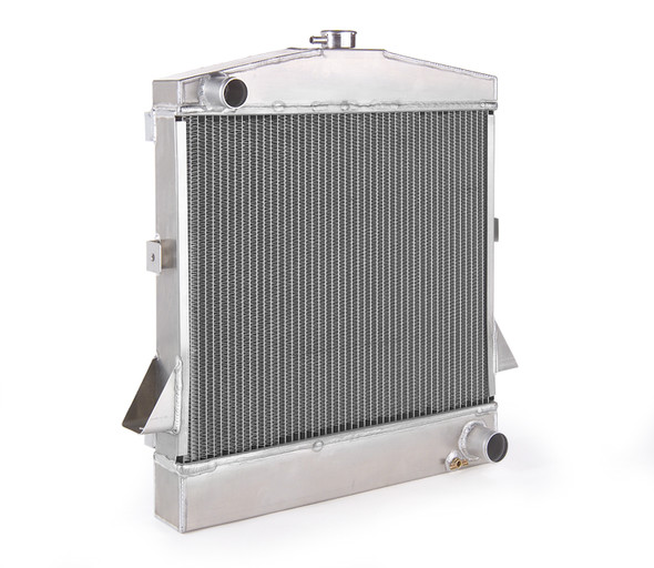 Radiator Factory-Fit Polished Finish for 66-77 Ford Bronco w/Std Trans Be Cool Radiator