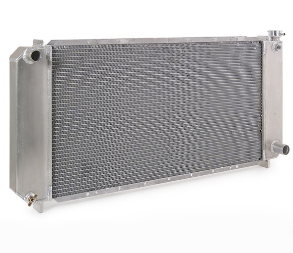 Radiator Factory-Fit Polished Finish for 88-99 Chevrolet/GM C/K 1500/2500/3500 Pickups w/Std Trans Be Cool Radiator