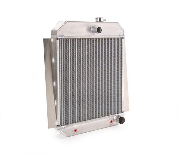 Downflow Radiator Factory-Fit Natural Finish for 47-54 Chevrolet 1/2, 3/4, 1 Ton Pickups w/Auto Trans Small Block Engines Be Cool Radiator