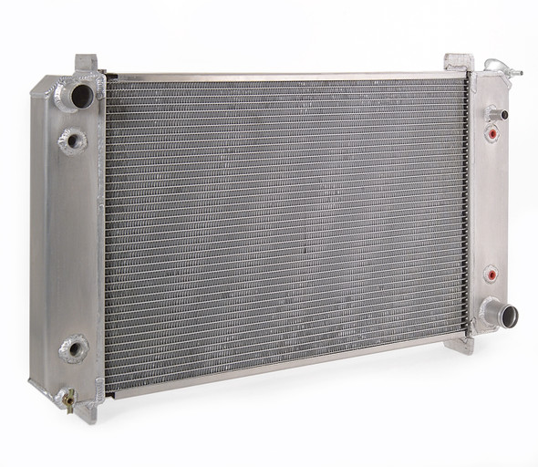 Radiator Factory-Fit Polished Finish for 73-87 Chevrolet C/K 1/2, 3/4, 1 Ton Pickups w/Dual Coolers Be Cool Radiator