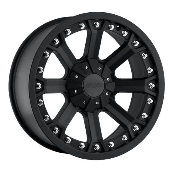 Series 7033 17X9 With 6 On 5.5 Bolt Pattern Flat Black Pro Comp Alloy Wheels