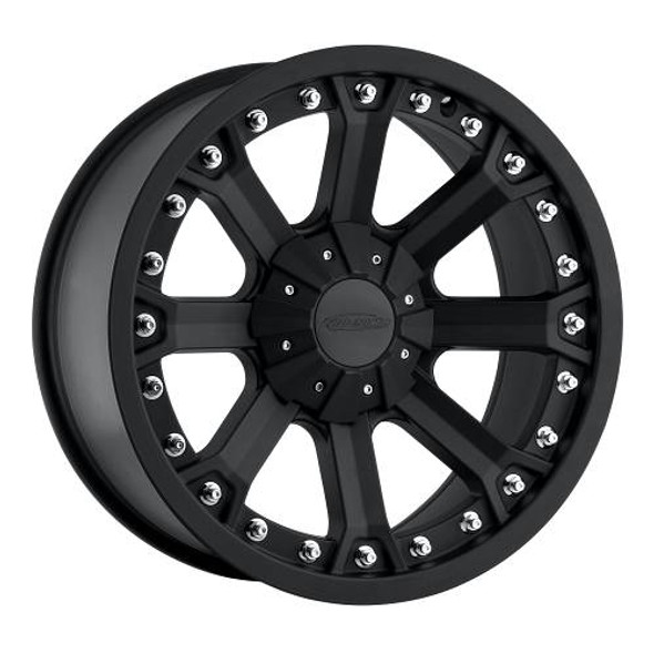 Series 7033 18x9 with 6 on 5.5 and 6 on 135 Bolt Pattern Flat Black Pro Comp Alloy Wheels