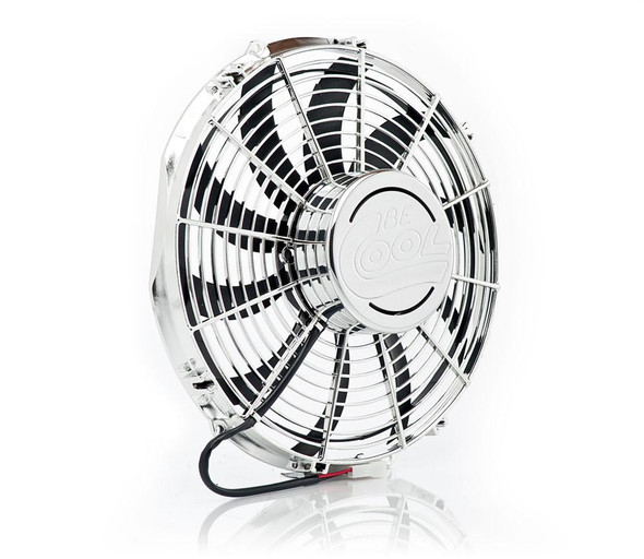 13 Inch Electric Pusher Fan Chrome Plated High Torque Be Cool Radiator