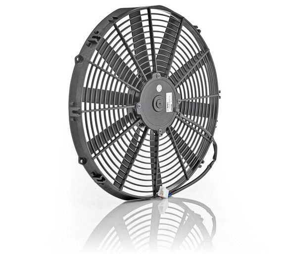 16 Inch Electric Pusher Fan Euro Black Thin Line Be Cool Radiator