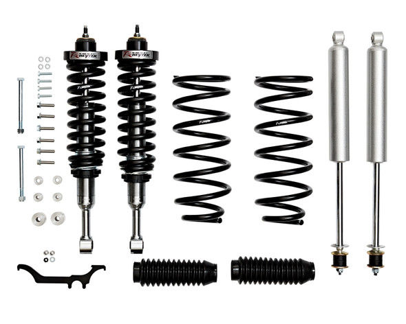 4Runner, FJ Cruiser 3.0 Inch Front Adjustable Complete Assembled Coil Over Kit with Rear Upgraded Coil Springs For 03-09 Toyota 4Runner 07-09 Toyota FJ Cruiser 2WD/4WD Revtek