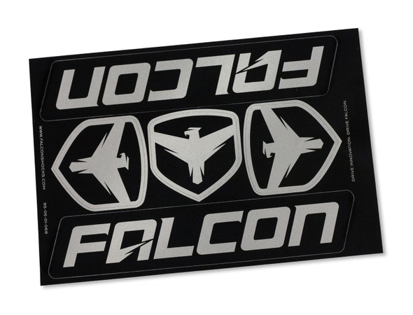 Falcon Performance Shocks Sticker Sheet 6 Inch X 8 Inch