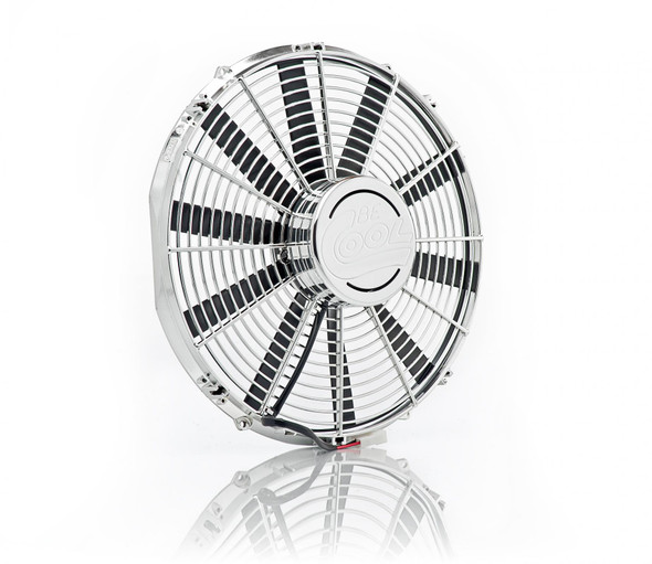 16 Inch High Torque Pusher Fan Module Single Chrome Plated Be Cool Radiator