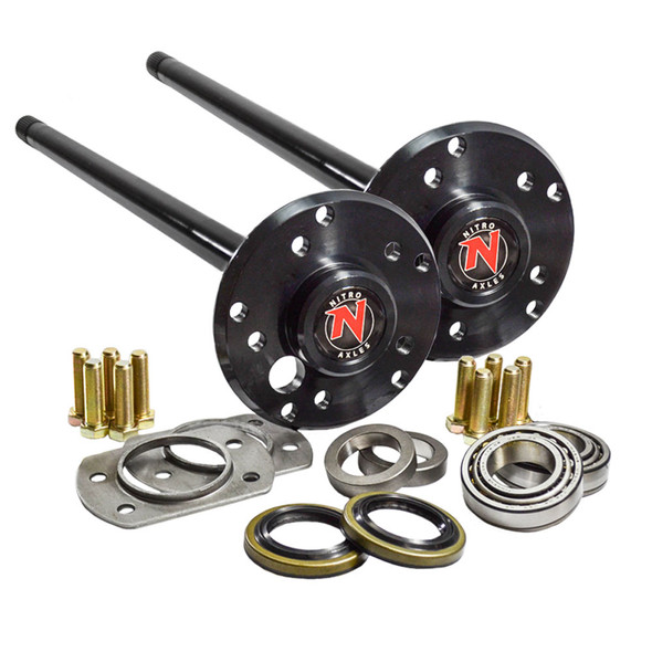 Dana 44 Rear Axle Upgrade Kit 97-06 Jeep TJ 35 Spline Chromoly Not ABS Nitro Gear and Axle