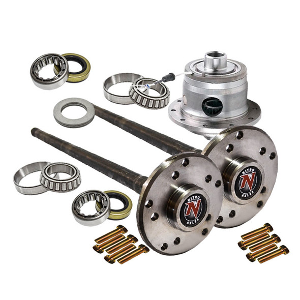 AMC 35 Axle Kit 30 Spline C/Clip W/Eaton E-Locker Jeep MJ TJ XJ YJ ZJ Nitro Gear and Axle