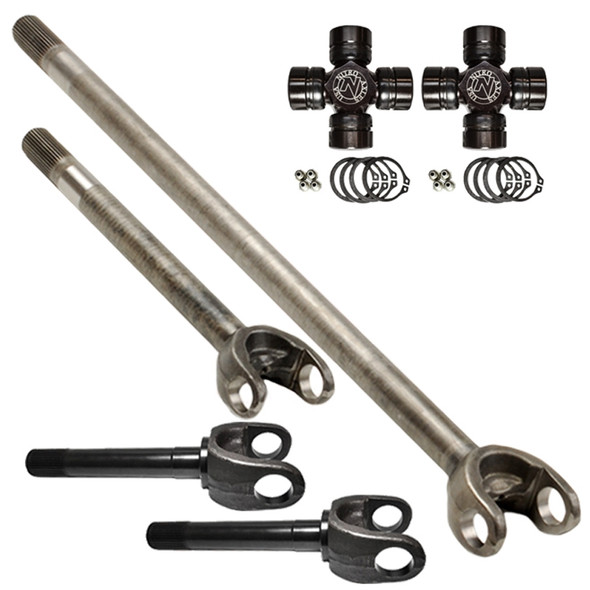 Dana 60 Front Axle Kit 88-98 Ford 35 Spline Excalibur 5-806X 4340 Chromoly Steel Nitro Gear and Axle