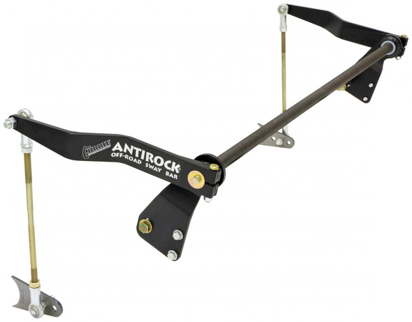 Antirock Sway Bar Kit 97-06 Wrangler TJ/LJ Rear Bolt-On Mounts Weld-On Axle Tab Steel Arms RockJock 4x4