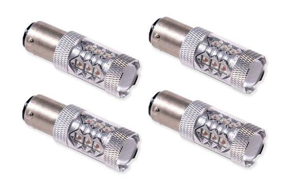 1157 LED Bulb XP80 LED Red Four Diode Dynamics