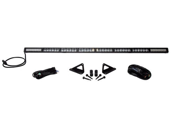 SS50 Hood LED Light Bar Kit for 2018-2021 Jeep JL Wrangler/Gladiator, White Combo