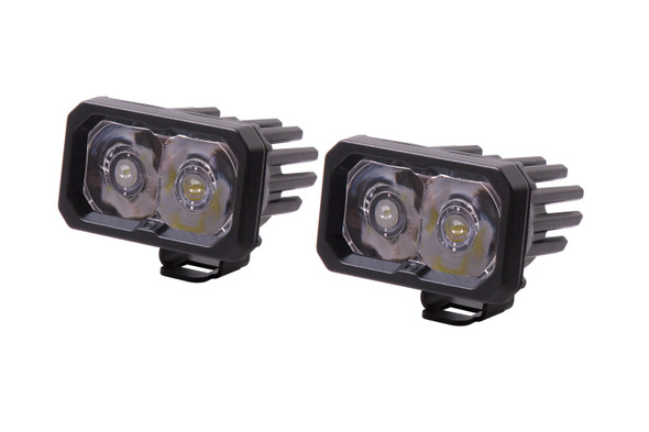 Stage Series 2 Inch LED Pod, Pro White Spot Standard ABL Pair