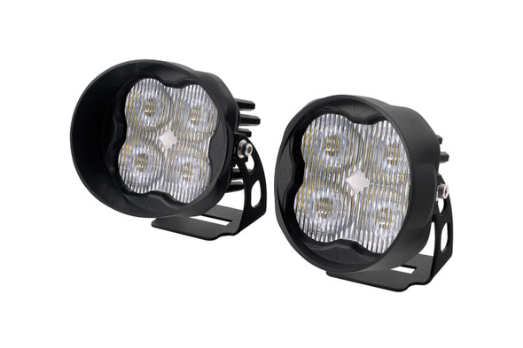 SS3 LED Pod Max White SAE Fog Angled Pair Diode Dynamics