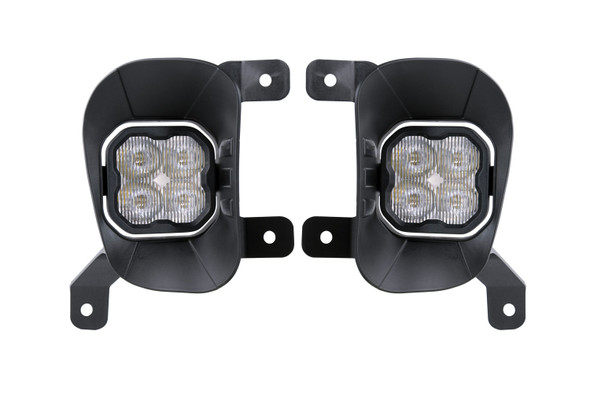 SS3 Ram Vertical LED Fog Light Kit Pro White SAE Fog Diode Dynamics