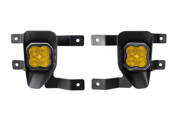 SS3 Type SV1 LED Fog Light Kit Sport Yellow SAE Fog Diode Dynamics