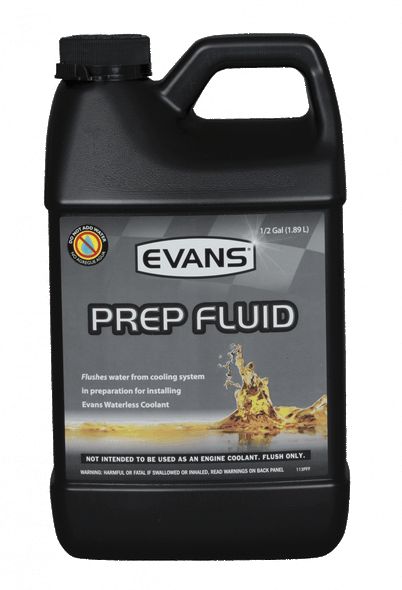Waterless Prep Fluid Half Gallon Evans Cooling.