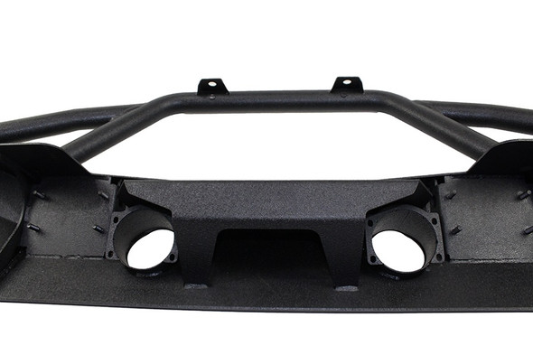 Jeep JK Front Winch Bumper 07-18 Wrangler JK Full Width Black Powdercoat Fishbone Offroad