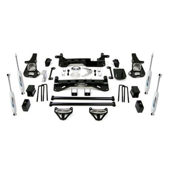 6 Inch Crossmember/Bracket Lift Kit with Pro Runner Shocks 99-10 GM 2500 4WD Pro Comp Suspension