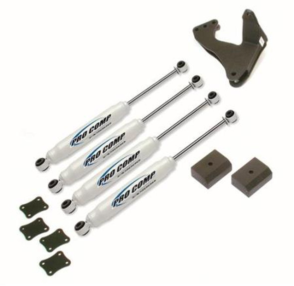 2 Inch Lift Kit with ES9000 Shocks 99-04 FORD F250 and F350 05-07 FORD F250 Pro Comp Suspension