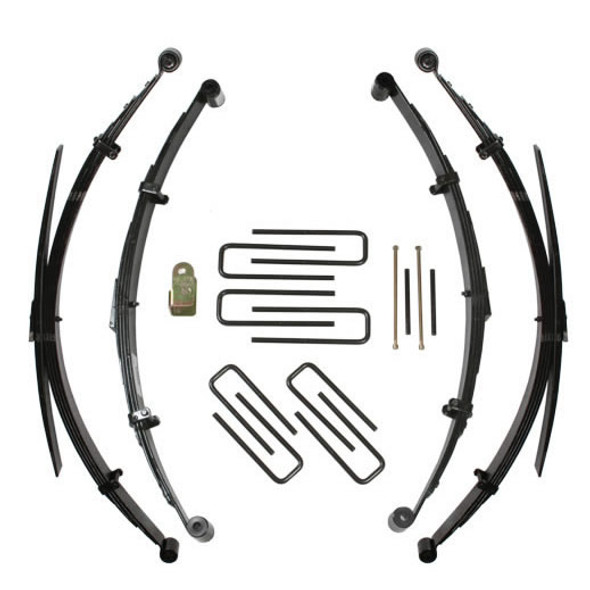 Toyota Pickup Lift Kit 5 Inch Lift 80-85 Pickup Includes Front/Rear Leaf Springs Front/Rear U Bolt Kits Front/Rear Spring Bushing Kits Track Bar Bracket Skyjacker