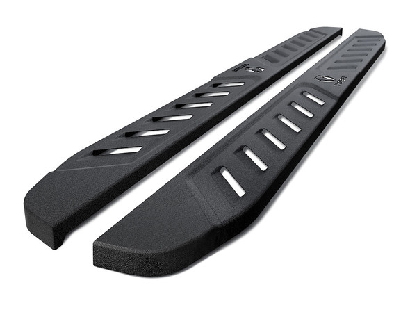 Blade Running Boards For 04-14 Ford F150 Super Cab 78 Inch Long 6.6 Inch Wide Textured Black Tyger Auto