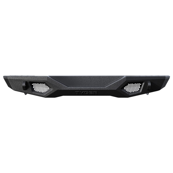 Rear Bumper with D-Ring Mounts Textured Black For 07-18 Jeep Wrangler JK TYGER Fury Tyger Auto