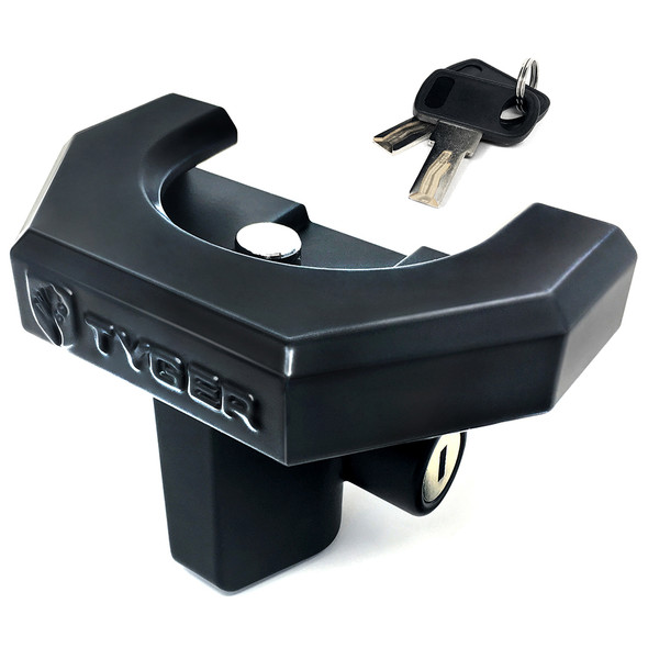 Coupler Lock For 2 Inch Trailer Coupler Lip width 3-3/4 Inch Coupler Height 5/16 Inch Coupler Ball 2-1/2 Inch Tyger Auto