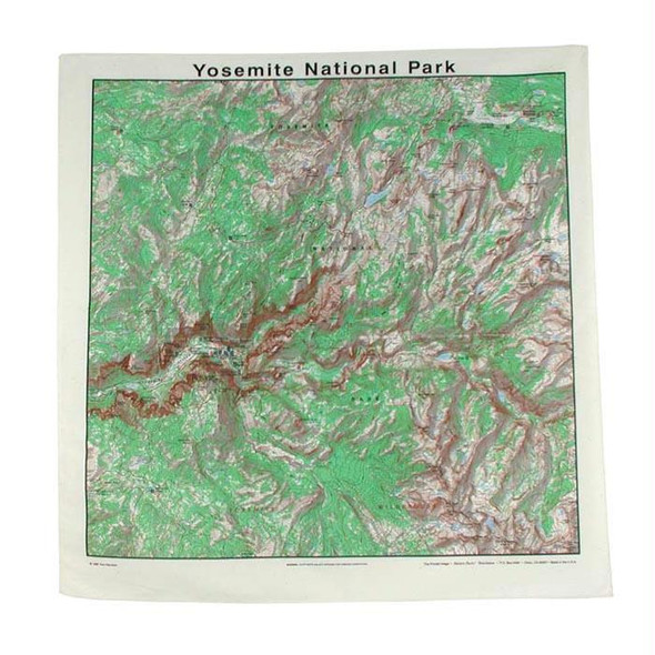 Yosemite Topo Bandana