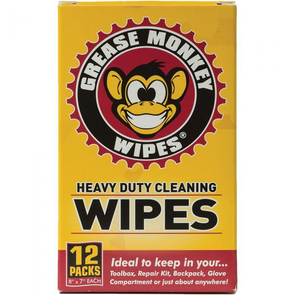 Grease Monkey Wipes Single 12P