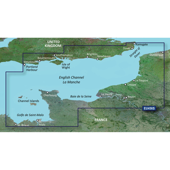 Garmin BlueChart® g3 Vision® HD - VEU465S - The Solent & Channel Islands - microSD™/SD™